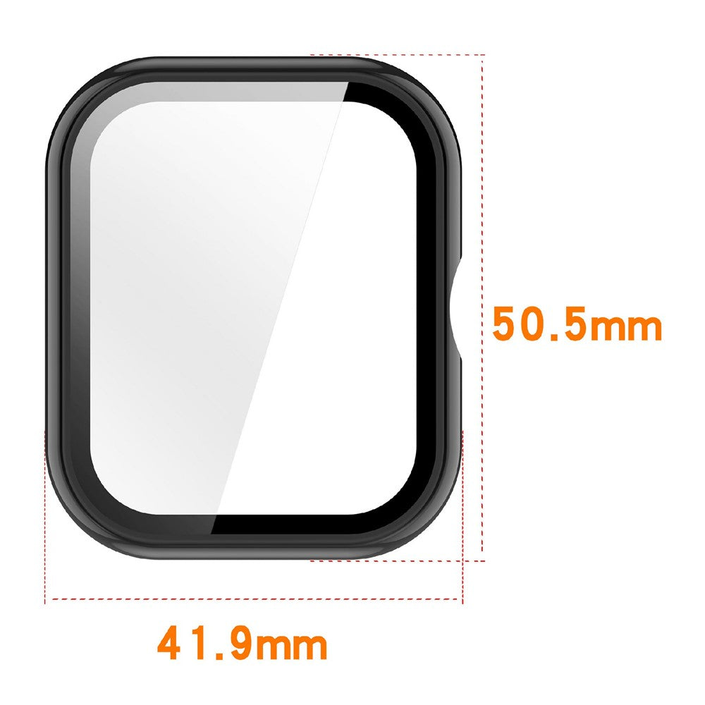 Til Haylou Watch 4 Beskyttelsescover med hærdet glas skærmbeskytter PC-urcover