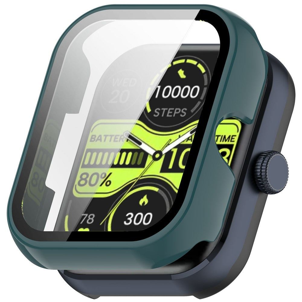Til Haylou Watch 4 Beskyttelsescover med hærdet glas skærmbeskytter PC-urcover