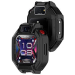 Til Huawei Watch Kids X1 / X1 Pro etui hult hårdt PC-ur beskyttende cover med hærdet glas skærmbeskytter