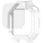 Til Huawei Watch Kids X1 / X1 Pro etui hult hårdt PC-ur beskyttende cover med hærdet glas skærmbeskytter