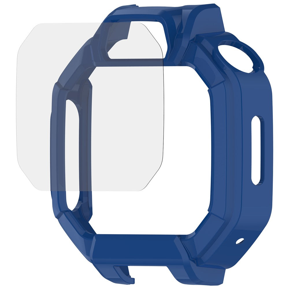 Til Huawei Watch Kids X1 / X1 Pro etui hult hårdt PC-ur beskyttende cover med hærdet glas skærmbeskytter