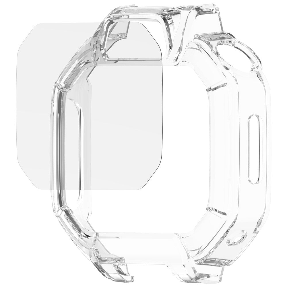Til Huawei Watch Kids X1 / X1 Pro etui hult hårdt PC-ur beskyttende cover med hærdet glas skærmbeskytter