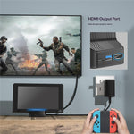 SND-493 Multi-funktionel HD TV-konverteringsdock til Nintendo Switch / OLED med USB-porte 3-i-1 kølestativ