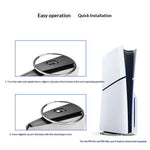 PS5 Lodret Stand til Sony PlayStation 5 / Slim / Pro Metal Base Kølestøtte Anti-tip Holder