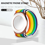 Magnetic Wristband Phone Stand MagSafe-Compatible Mirror Phone Holder Support for Makeup Navigation Sports