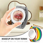 Magnetic Wristband Phone Stand MagSafe-Compatible Mirror Phone Holder Support for Makeup Navigation Sports