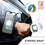 Magnetic Wristband Phone Stand MagSafe-Compatible Mirror Phone Holder Support for Makeup Navigation Sports