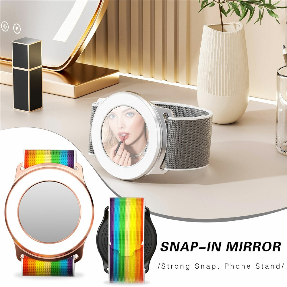 Magnetic Wristband Phone Stand MagSafe-Compatible Mirror Phone Holder Support for Makeup Navigation Sports