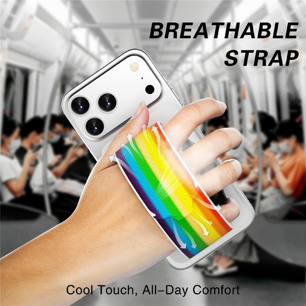 Magnetic Wristband Phone Stand MagSafe-Compatible Mirror Phone Holder Support for Makeup Navigation Sports