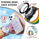 Magnetic Wristband Phone Stand MagSafe-Compatible Mirror Phone Holder Support for Makeup Navigation Sports