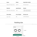 HIFYLUX QF11 1 Pair -6.0D Aspherical Resin Nearsighted Corrective Myopia Lenses Accessories for Oculus Quest 2 VR Glasses