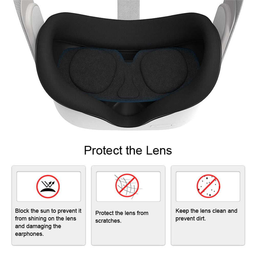 Lens Protective Cover VR Glasses Accessories Soft Dustproof Pad Protection Cover for Oculus Quest 2