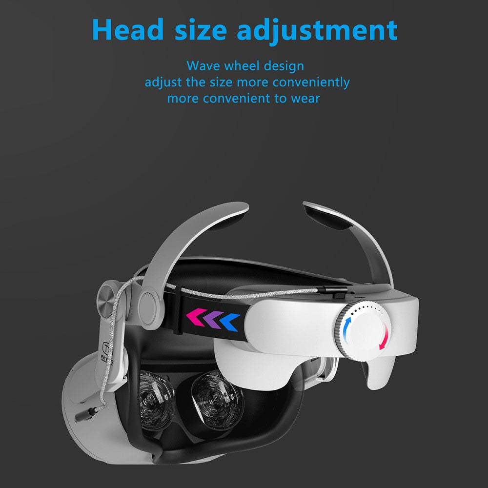 FIIT VR T2 Power For Oculus Quest 2 VR Head Strap Adjustable Headband 5000mAh Power Bank