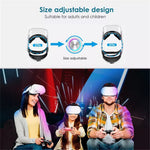 JY-HC2 For Oculus Quest 2 VR Glasses Headband Adjustable Head Strap with 8000mAh Battery