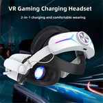 JY-HC2 For Oculus Quest 2 VR Glasses Headband Adjustable Head Strap with 8000mAh Battery