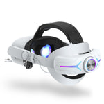 JY-HC2 For Oculus Quest 2 VR Glasses Headband Adjustable Head Strap with 8000mAh Battery