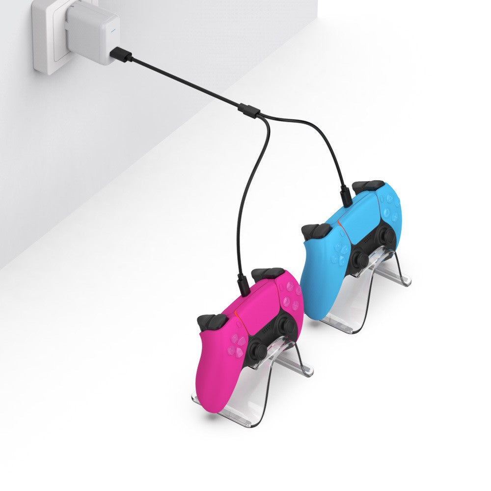DOBE TP5-2519 2-i-1 Type C-ladekabel til PS VR2 Controller Gaming-opladerkabel
