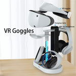 IPEGA PG-P5V001 RGB Light Charger for PS5 VR Headset Charging Display Stand Dual Controller Charging Station