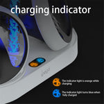 IPEGA PG-P5V001 RGB Light Charger for PS5 VR Headset Charging Display Stand Dual Controller Charging Station