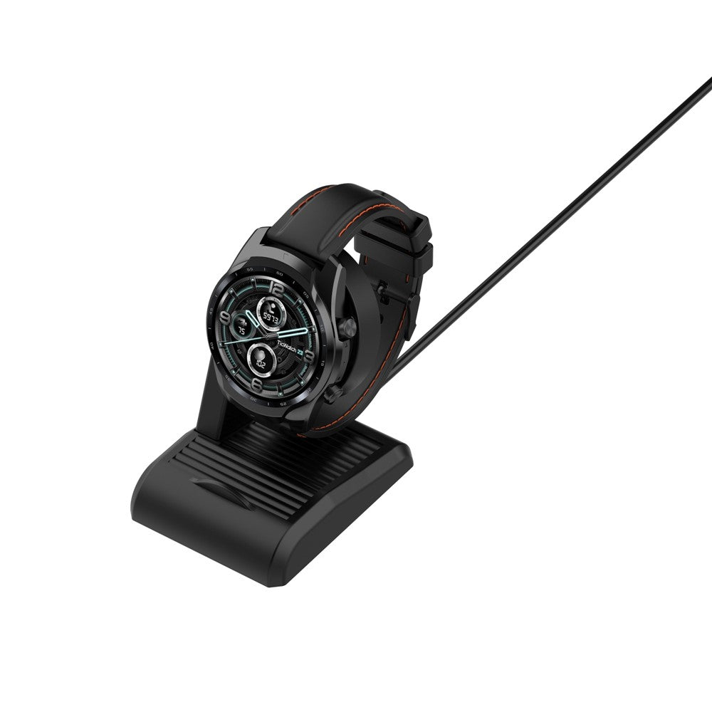 E3 For TicWatch Pro 5 / Pro 3 / Pro 3 LTE / Pro X opladerstander Smartwatch-oplader med 1 m kabel