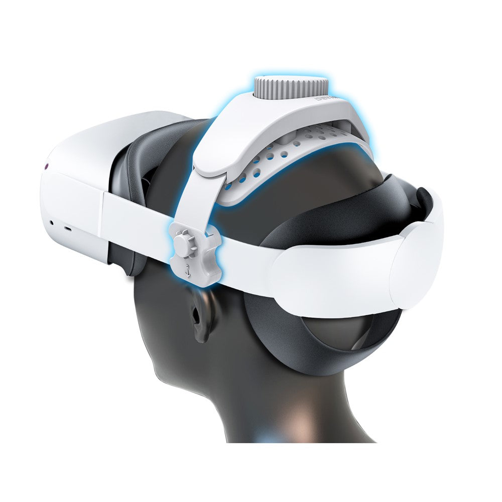 DEVASO justerbar hovedrem til Meta Quest Pro / Quest 2 Elite Strap / Quest 3 Elite Strap / PICO 4 / PICO 4 Pro tilbehør