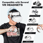 DEVASO justerbar hovedrem til Meta Quest Pro / Quest 2 Elite Strap / Quest 3 Elite Strap / PICO 4 / PICO 4 Pro tilbehør