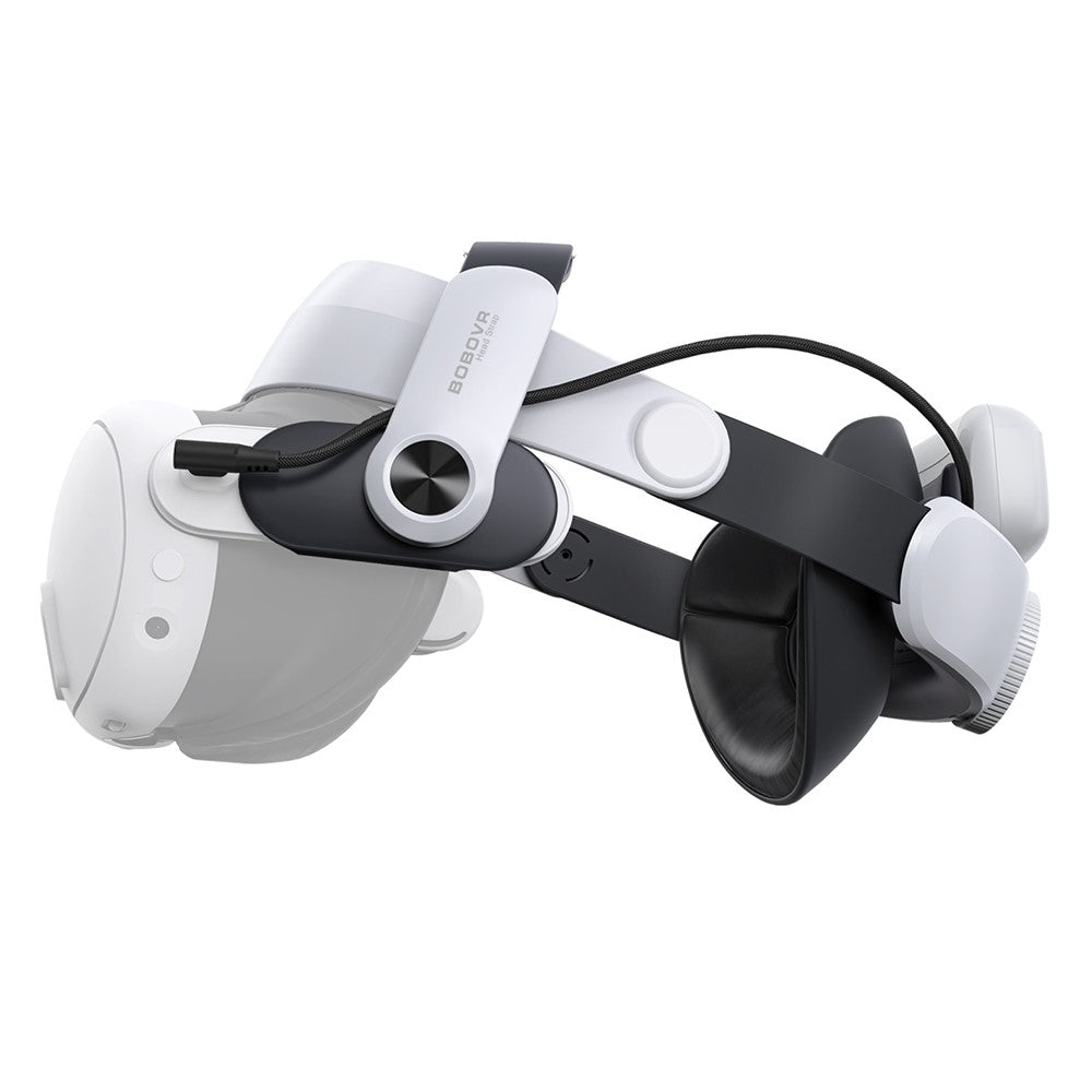 BOBOVR M3 Pro VR Head Strap for Meta Quest 3S / Quest 3 with Magnetic Detachable 5200mAh Battery Pack