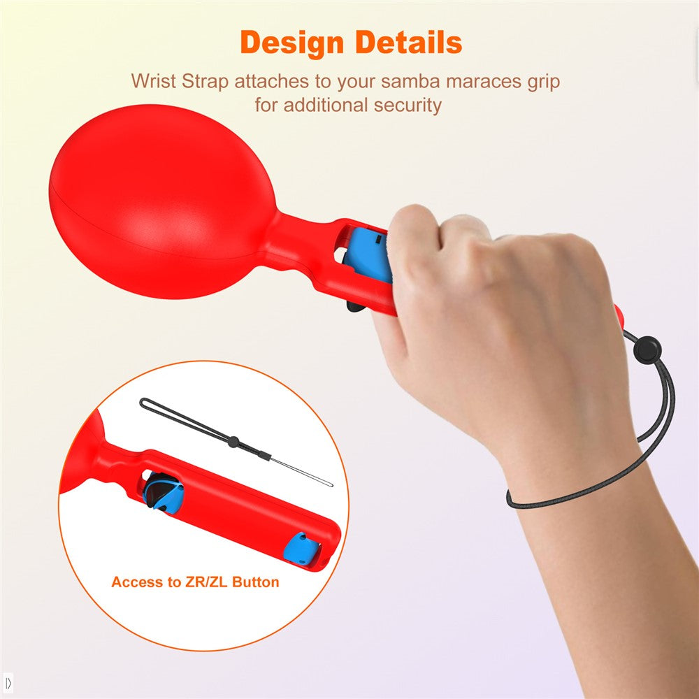 JYS JYS-NS251 2PCS For Nintendo Switch Joy-Con Music Sand Hammer Hand Grips Game Controllers