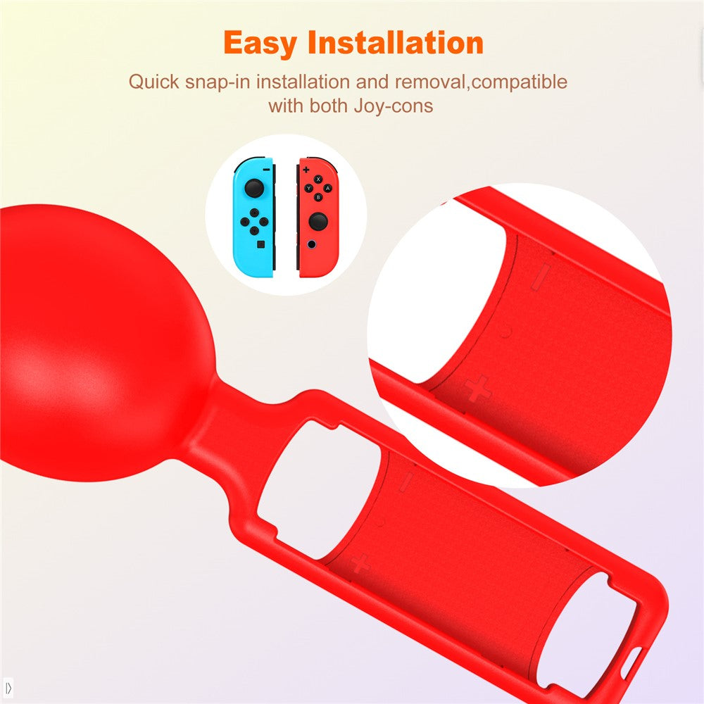 JYS JYS-NS251 2PCS For Nintendo Switch Joy-Con Music Sand Hammer Hand Grips Game Controllers