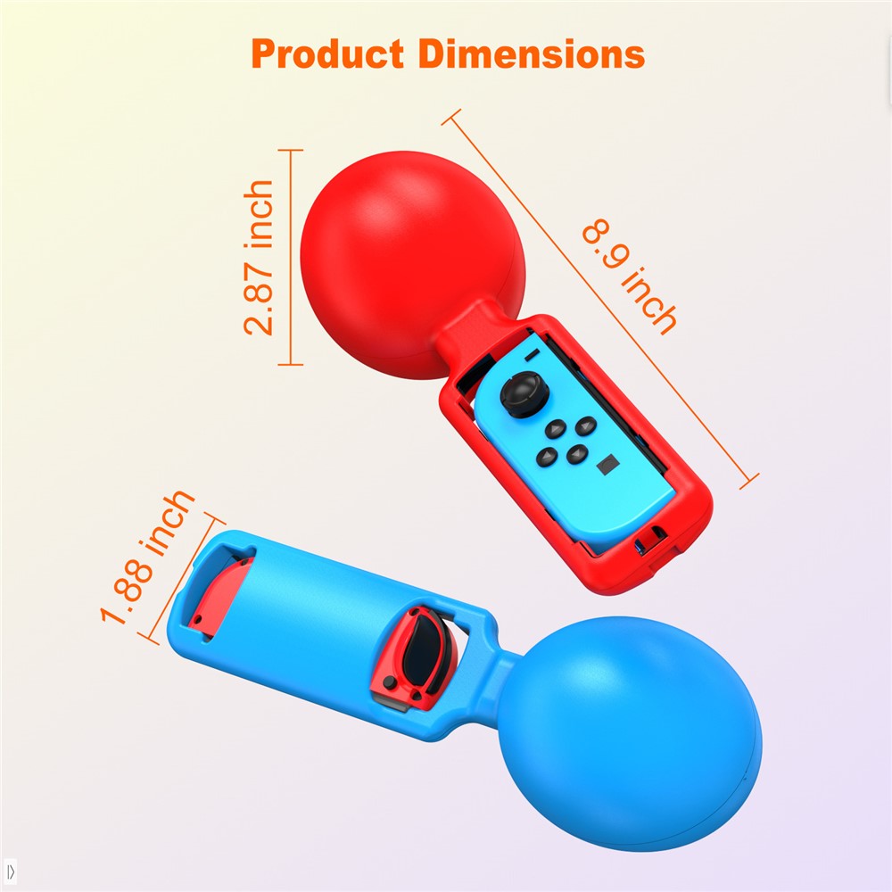 JYS JYS-NS251 2PCS For Nintendo Switch Joy-Con Music Sand Hammer Hand Grips Game Controllers