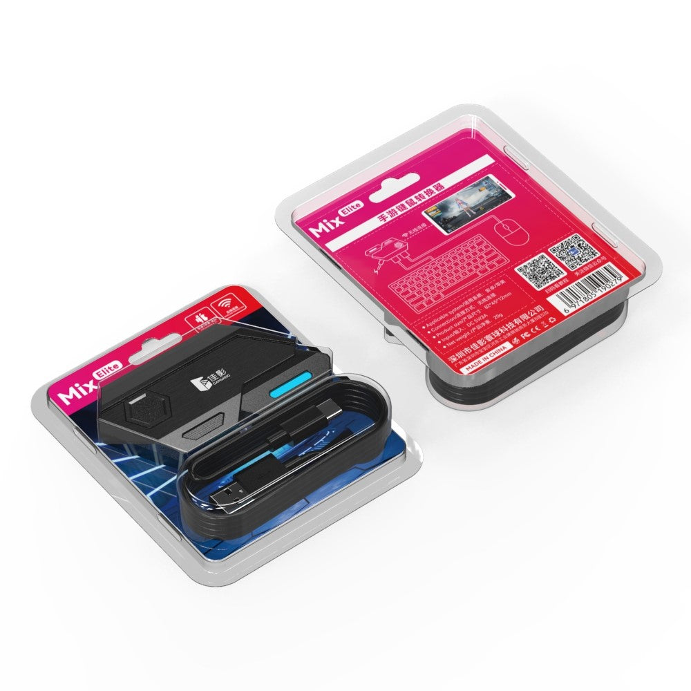 GAMWING Elite Converter+G2 Mus+K12 Lydløst Tastatur+Telefonholder