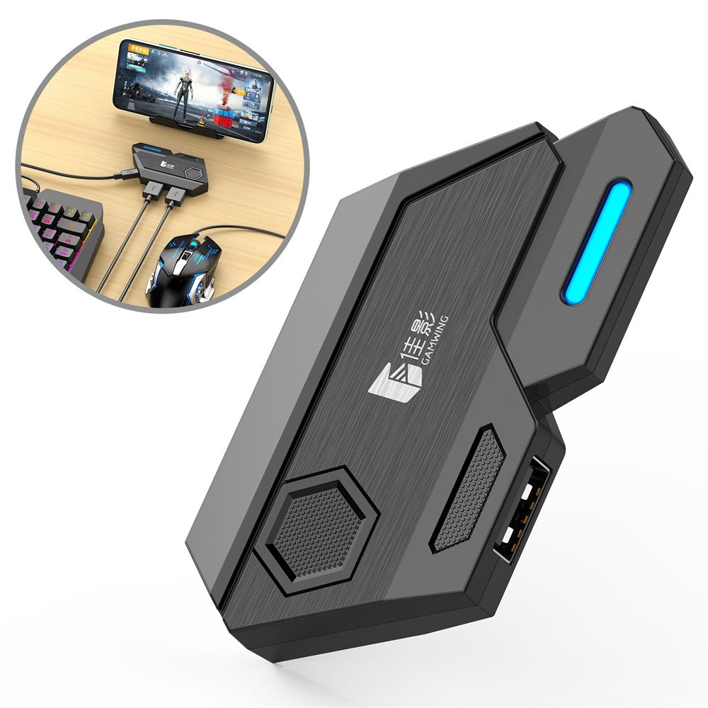 GAMWING Elite Converter+G2 Mus+K12 Lydløst Tastatur+Telefonholder