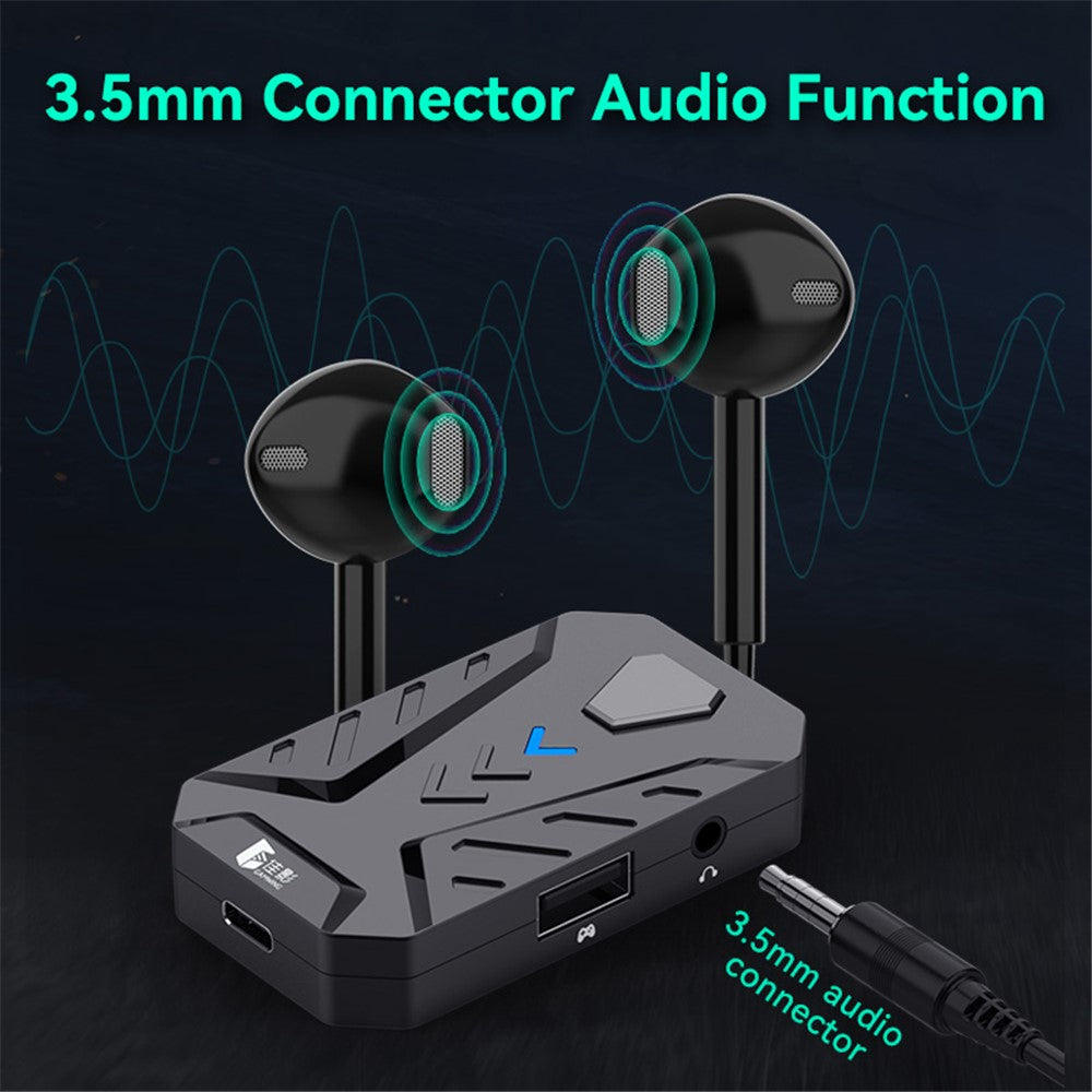 GAMWING Mix Master Pro Gaming Mouse + Keyboard + Converter Combo Pack