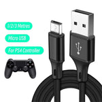 For Sony PS4 Game Controller Charger Cord USB to Micro-USB Charging Cable, 2m