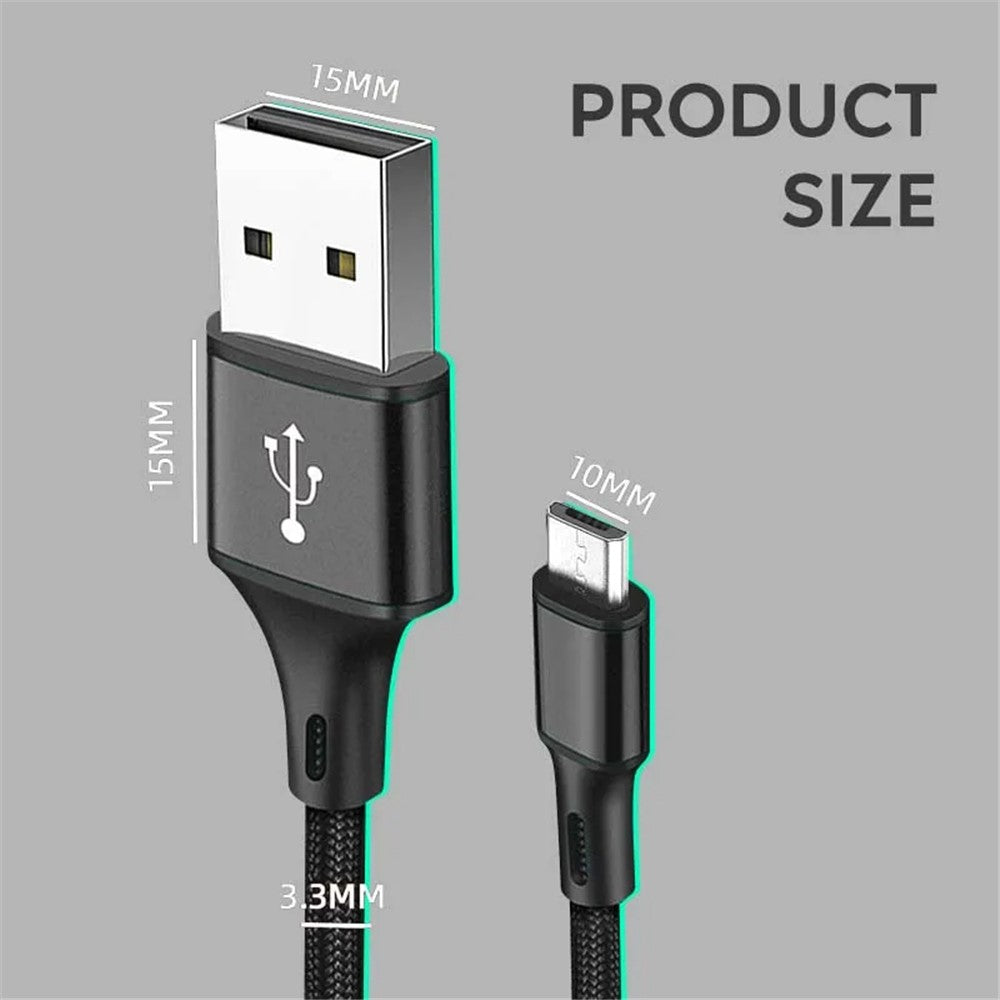 For Sony PS4 Game Controller Charger Cord USB to Micro-USB Charging Cable, 2m
