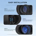 STARTRC GAMES 1 Pair for Meta Quest 3 Anti Blue Light Anti-scratch Lens Protective Cover Set
