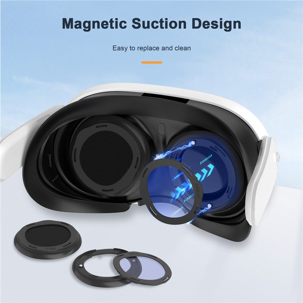 STARTRC GAMES 1 Pair for Meta Quest 3 Anti Blue Light Anti-scratch Lens Protective Cover Set