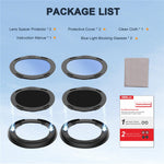 STARTRC GAMES 1 Pair for Meta Quest 3 Anti Blue Light Anti-scratch Lens Protective Cover Set