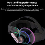 FIIT VR T300 Plus Headband+Front Cover+ Earmuffs for Meta Quest 3 VR Headset Accessories