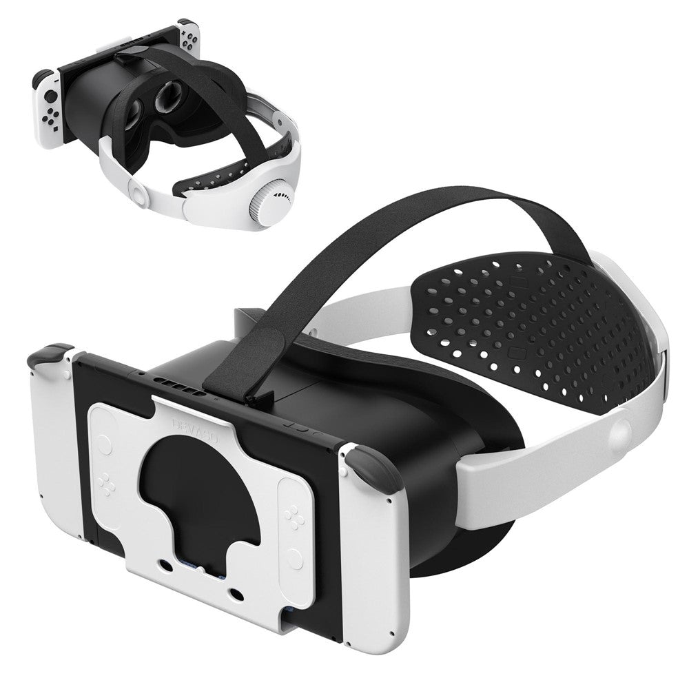 DEVASO VR-headset til Nintendo Switch med justerbar hovedrem, version 3.0