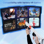 DEVASO til Meta Quest 3 VR Magnetisk Sugekop Våbenholder til Spilcontroller