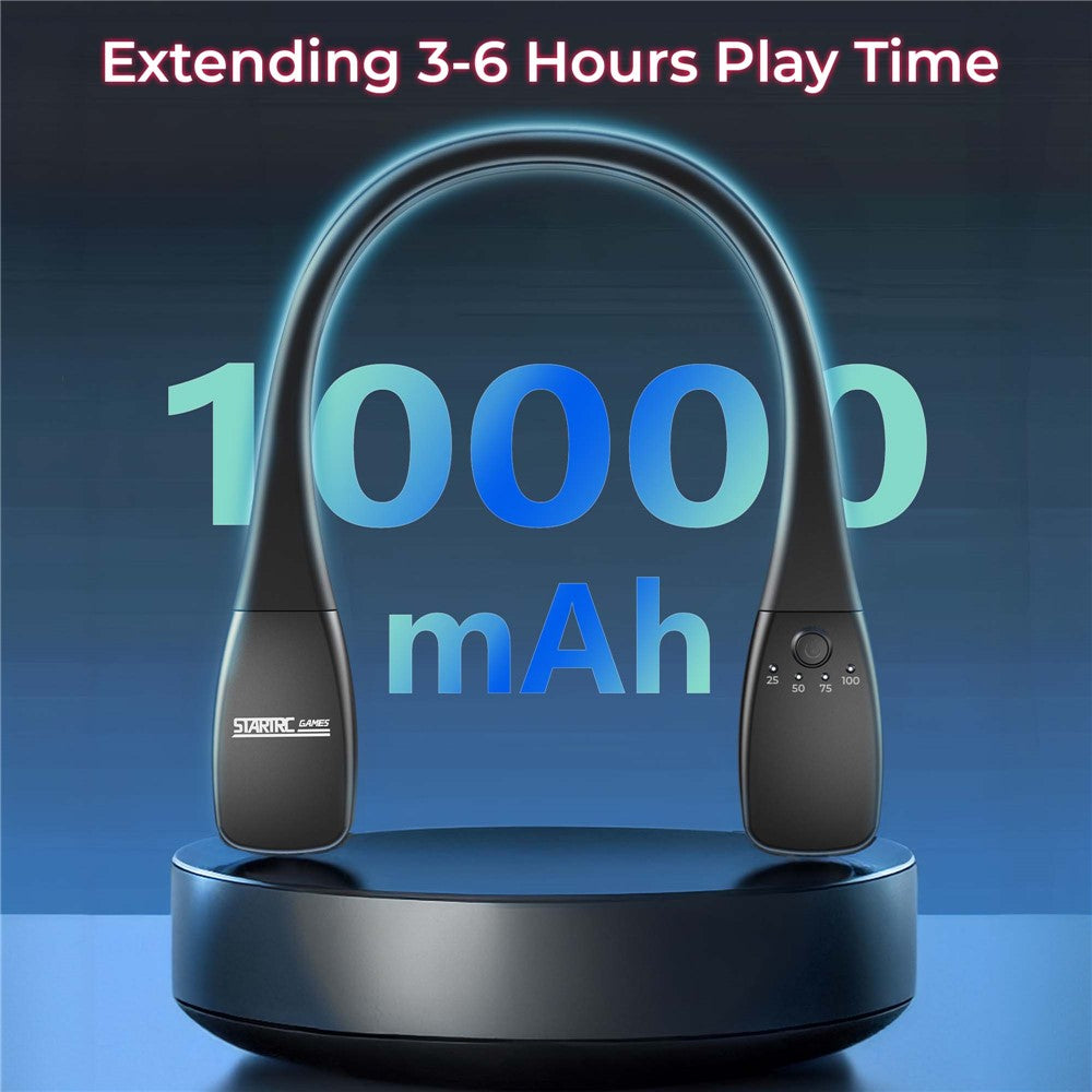 STARTRC GAMES hals-powerbank til Meta / Pico / HTC VR-headsets hurtigoplader 10000mAh batteripakke