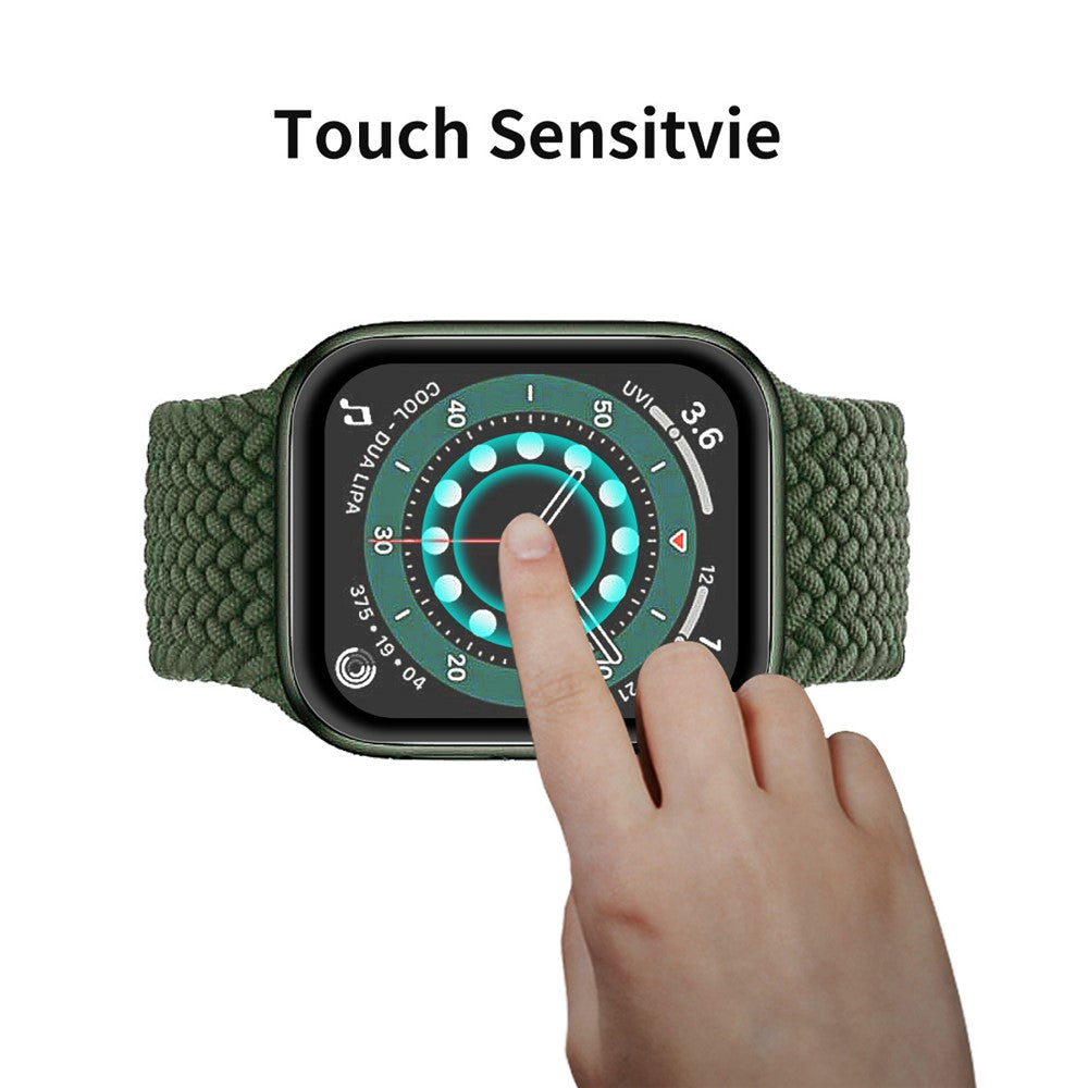 2Pcs / Pack HAT PRINCE 3D Full Size PET Curved Hot Bending HD Screen Protector for Apple Watch Series SE3 / SE2 / SE1 / 6 / 5 / 4 40mm