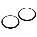 2Pcs / Pack For Samsung Galaxy Watch7 40mm PMMA Screen Protector Ultra Clear Watch Film (Black Edge)