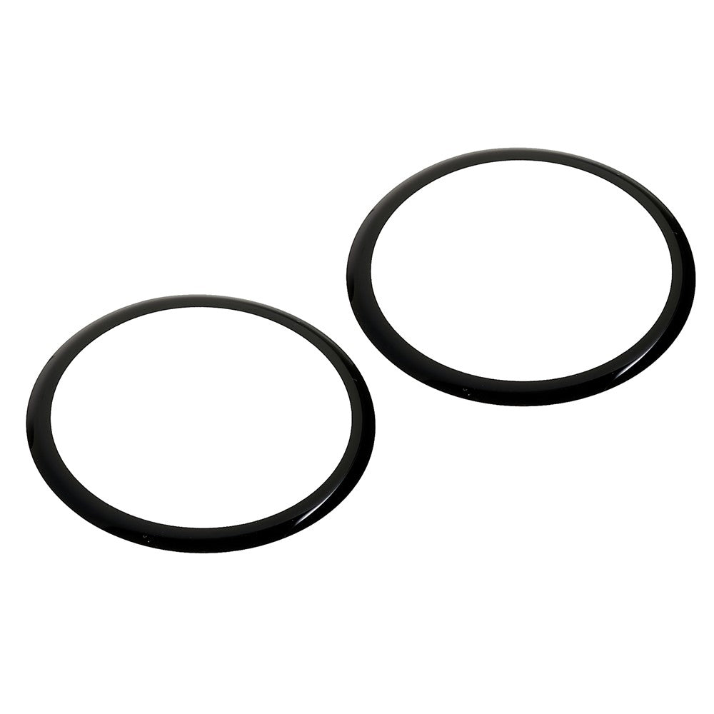 2Pcs / Pack For Samsung Galaxy Watch7 40mm PMMA Screen Protector Ultra Clear Watch Film (Black Edge)