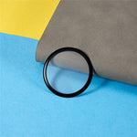 2Pcs / Pack For Samsung Galaxy Watch7 40mm PMMA Screen Protector Ultra Clear Watch Film (Black Edge)