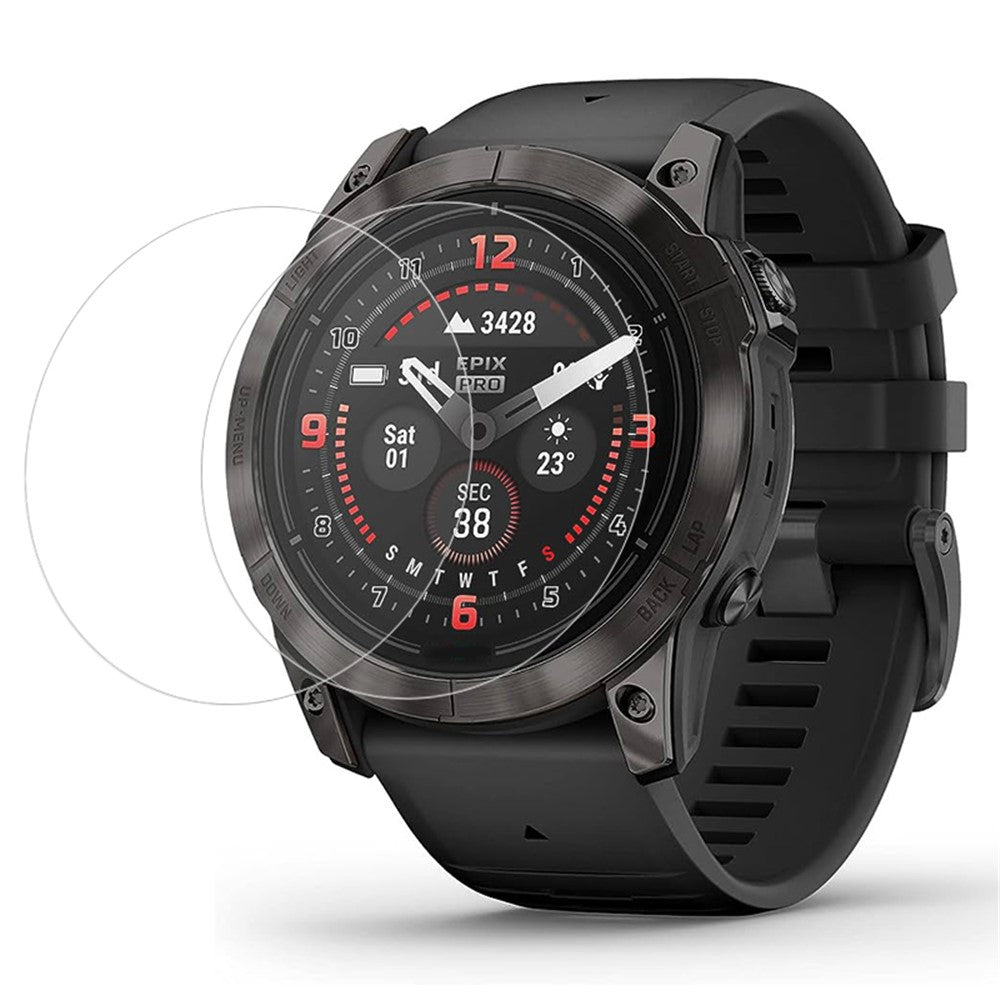 2 stk. skærmbeskytter i TPU-film til Garmin epix Pro (Gen 2) 42 mm ur