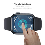 ENKAY HAT PRINCE til Apple Watch Series 11 42mm / 10 42mm 2 stk. skærmbeskytter 3D buet PC + PMMA ultralet film