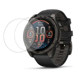 2Pcs For Garmin Fenix 8 47mm Screen Protector Tempered Glass 2.5D HD Watch Screen Film