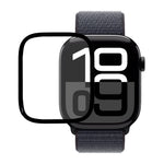 For Apple Watch Series 11 46mm / 10 46mm Full Screen Protector Black Edge Soft PMMA Smartwatch Screen Film